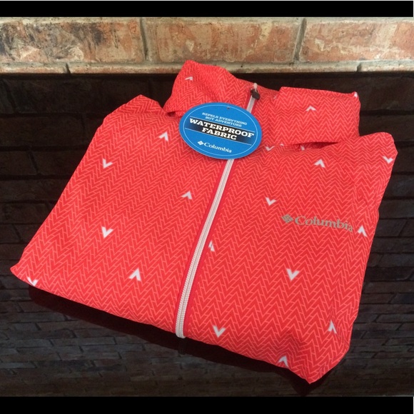 NWT Columbia Wind Breaker Rain Jacket Sz M - Picture 2 of 7